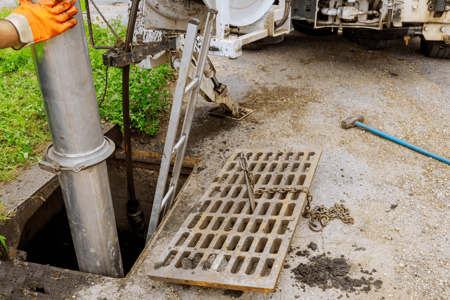 Sewer Line Descaling